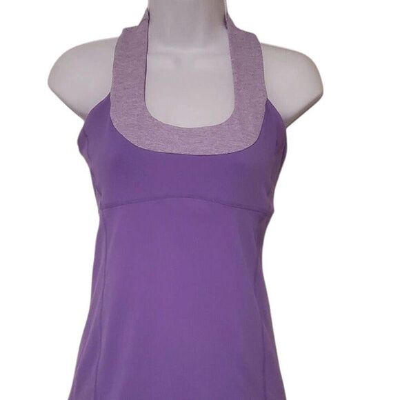 LULULEMON ATHLETICA Scoop Neck Concord Grape Size 8 - Picture 3 of 4